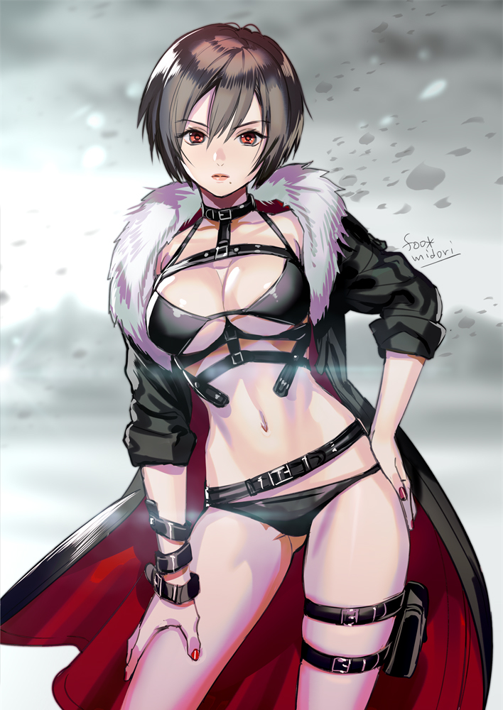 This is a pixiv picture whose title is 女リーダー.