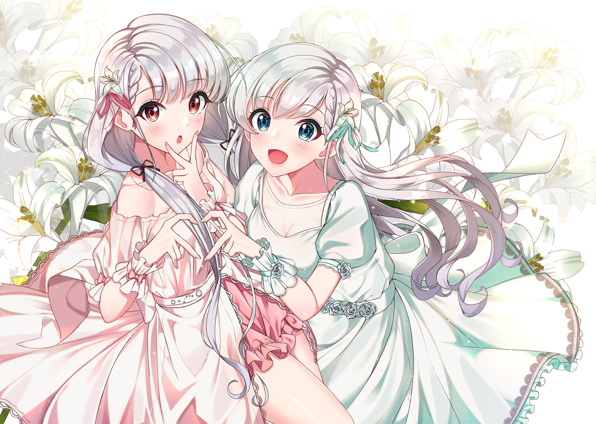 This is a pixiv picture whose title is 久川姉妹.