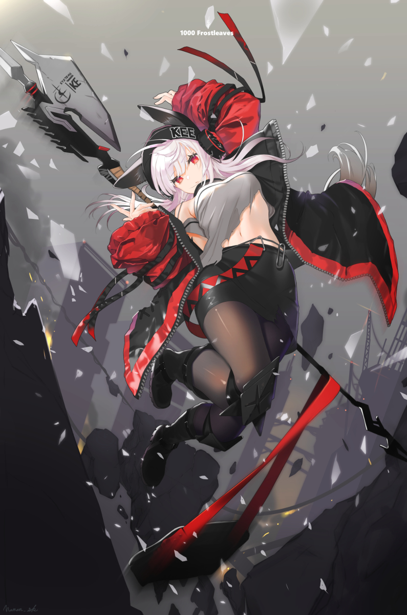 This is a pixiv picture whose title is 舞い落ちる幾千ものフロストリーフ.
