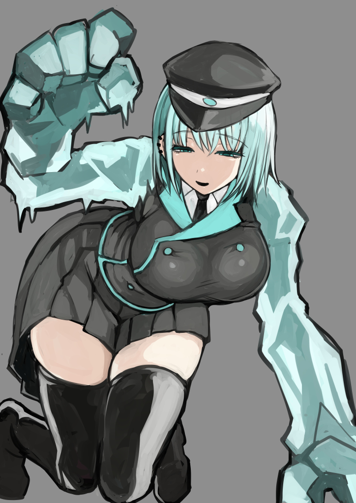 This is a pixiv picture whose title is ぐろ絵師ちゃん.