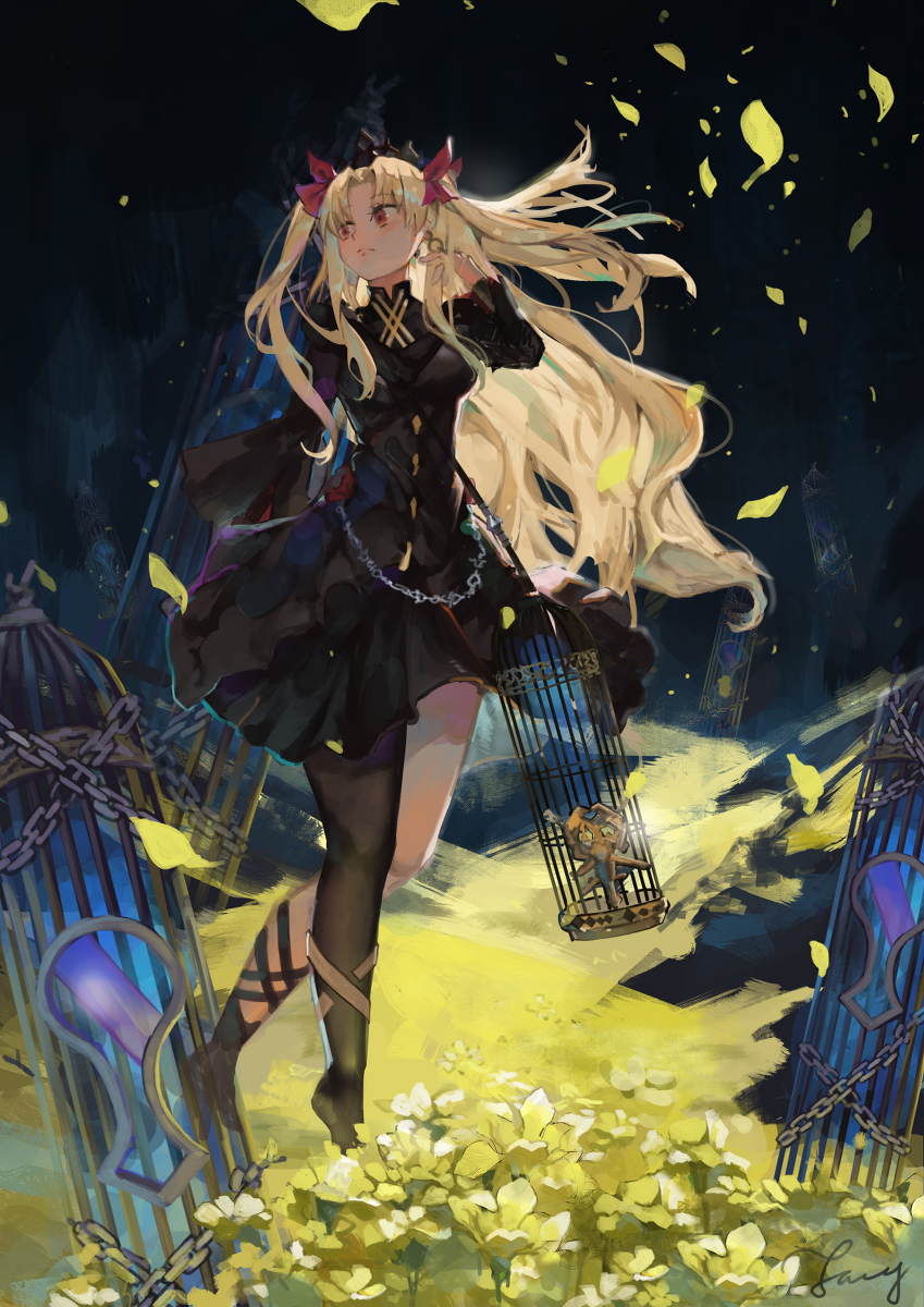 This is a pixiv picture whose title is エレシュキガル.