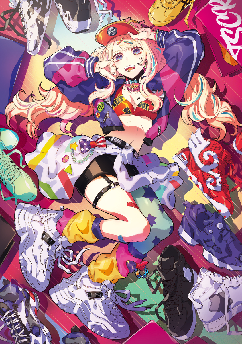 This is a pixiv picture whose title is スニーカーヘッズ.