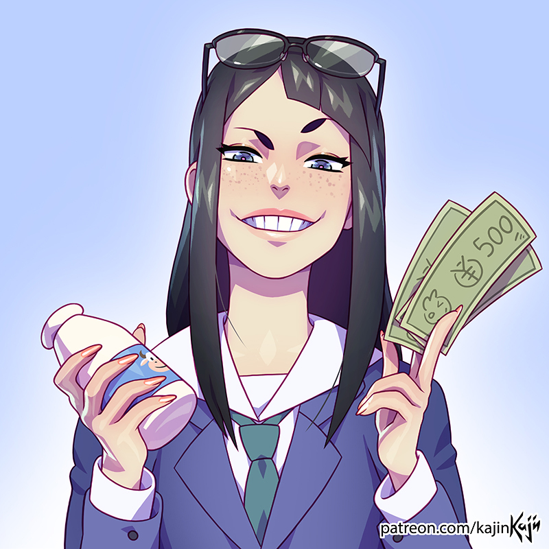 This is a pixiv picture whose title is Sayaka Kanamori ❤️🥛💴.