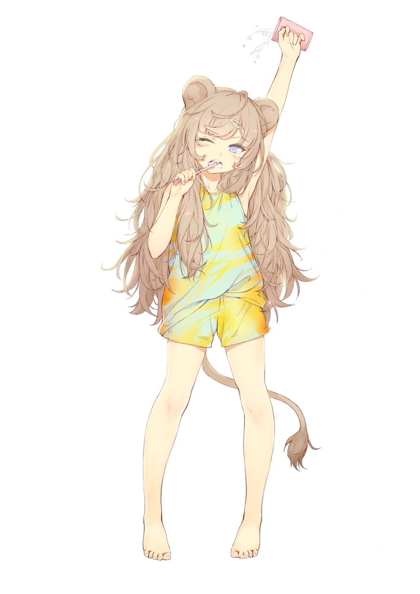 This is a pixiv picture whose title is Kiara（幼）.