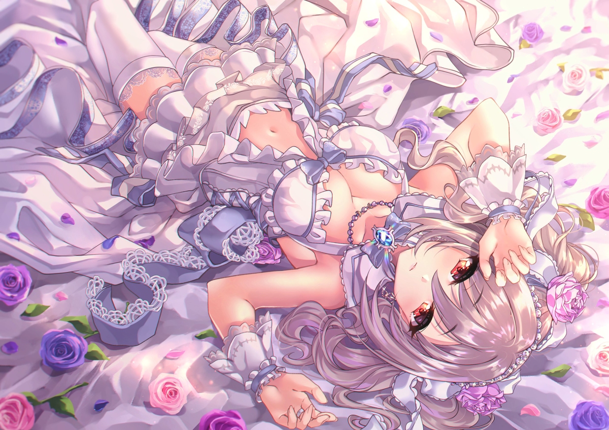 This is a pixiv picture whose title is 白蘭子ちゃん.