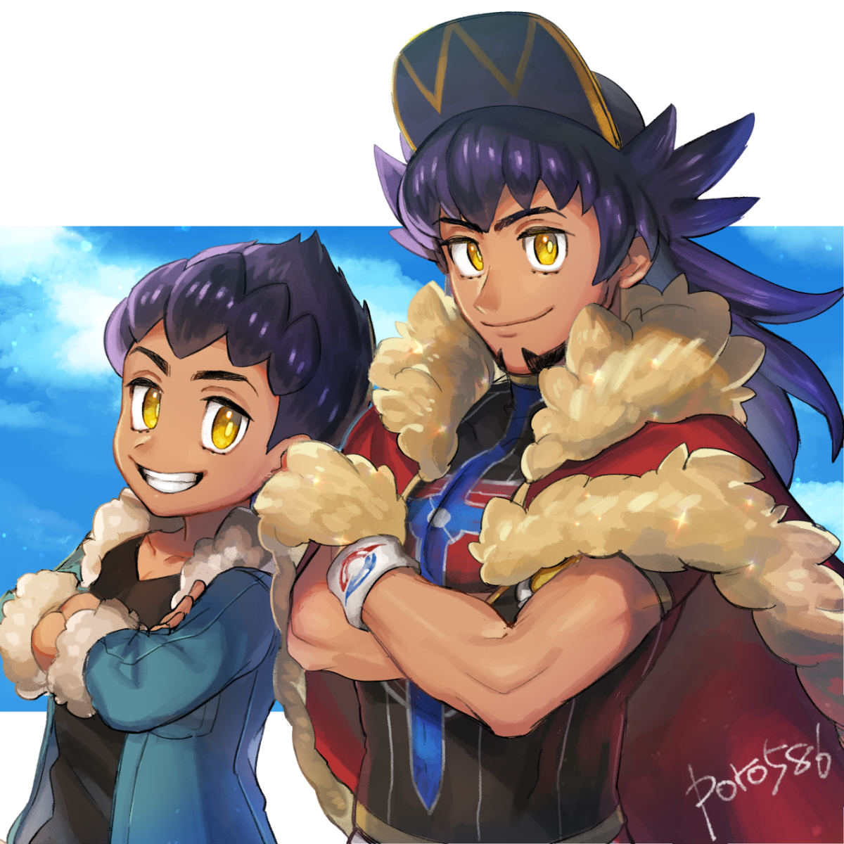 This is a pixiv picture whose title is 兄弟.