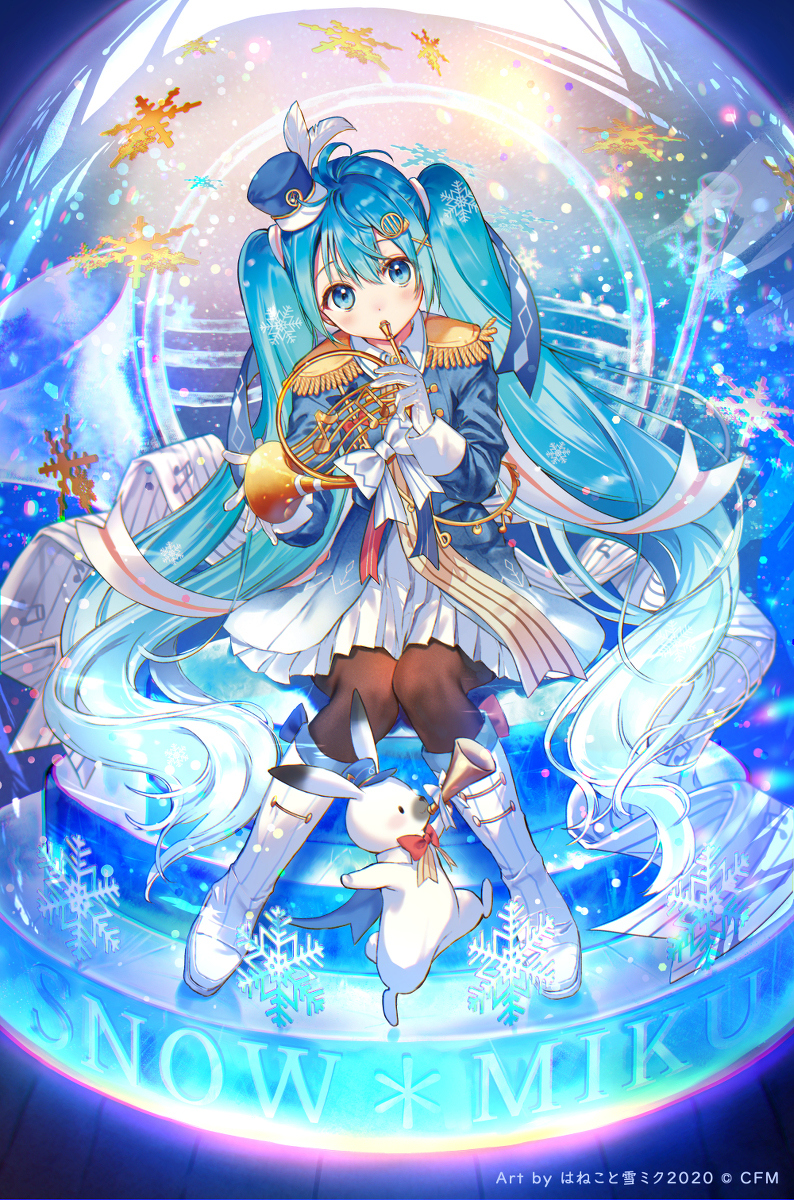 This is a pixiv picture whose title is SNOW MIKU 2020.