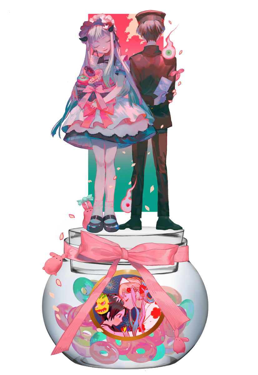 This is a pixiv picture whose title is Candy Jars.