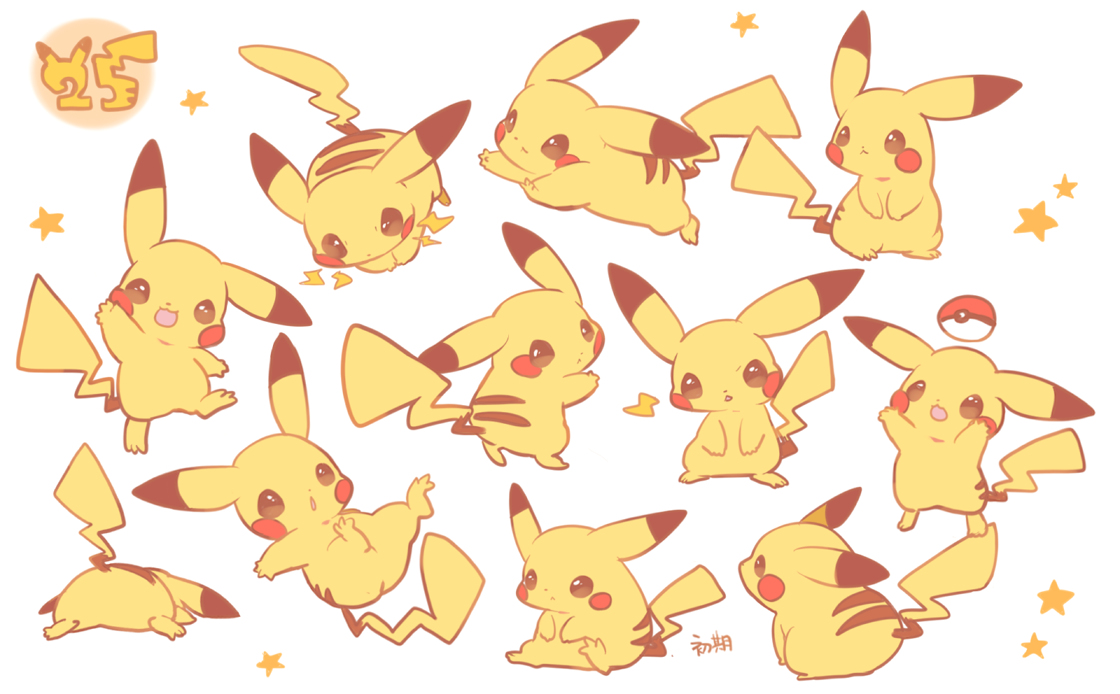 This is a pixiv picture whose title is ポケモンらくがきまとめ.