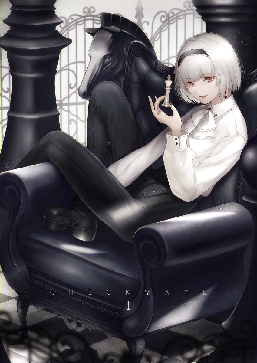 This is a pixiv picture whose title is ♟.