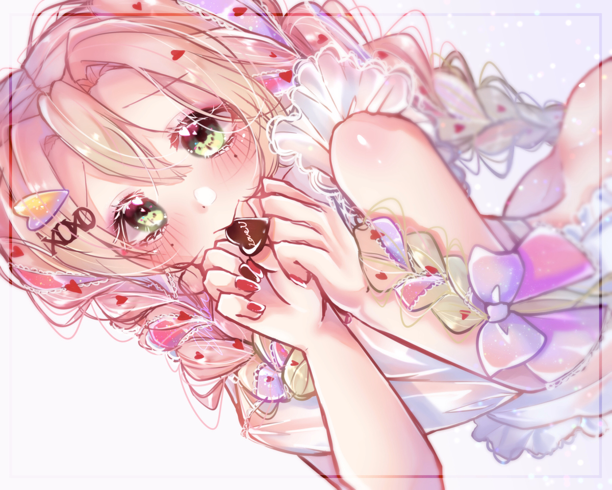 This is a pixiv picture whose title is Be my Valentine.