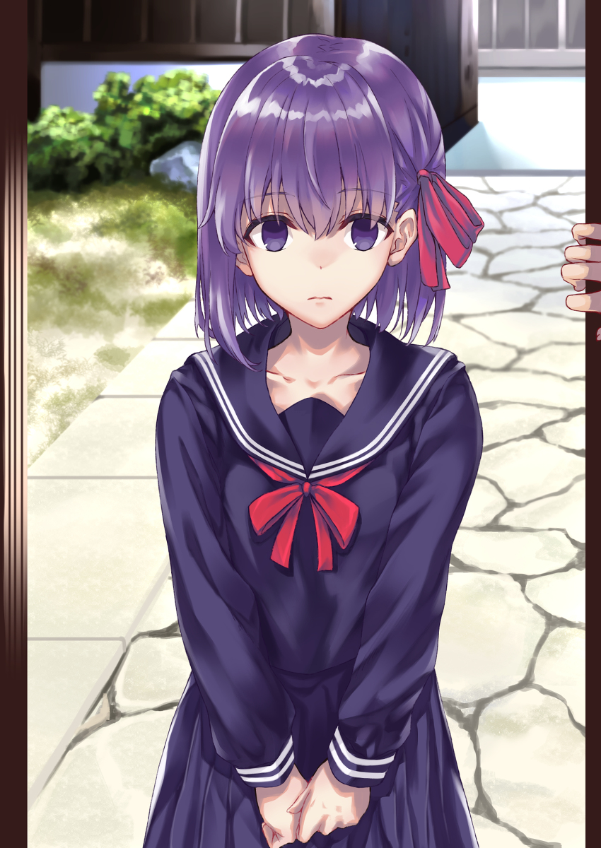 This is a pixiv picture whose title is 「おかえり、桜」.