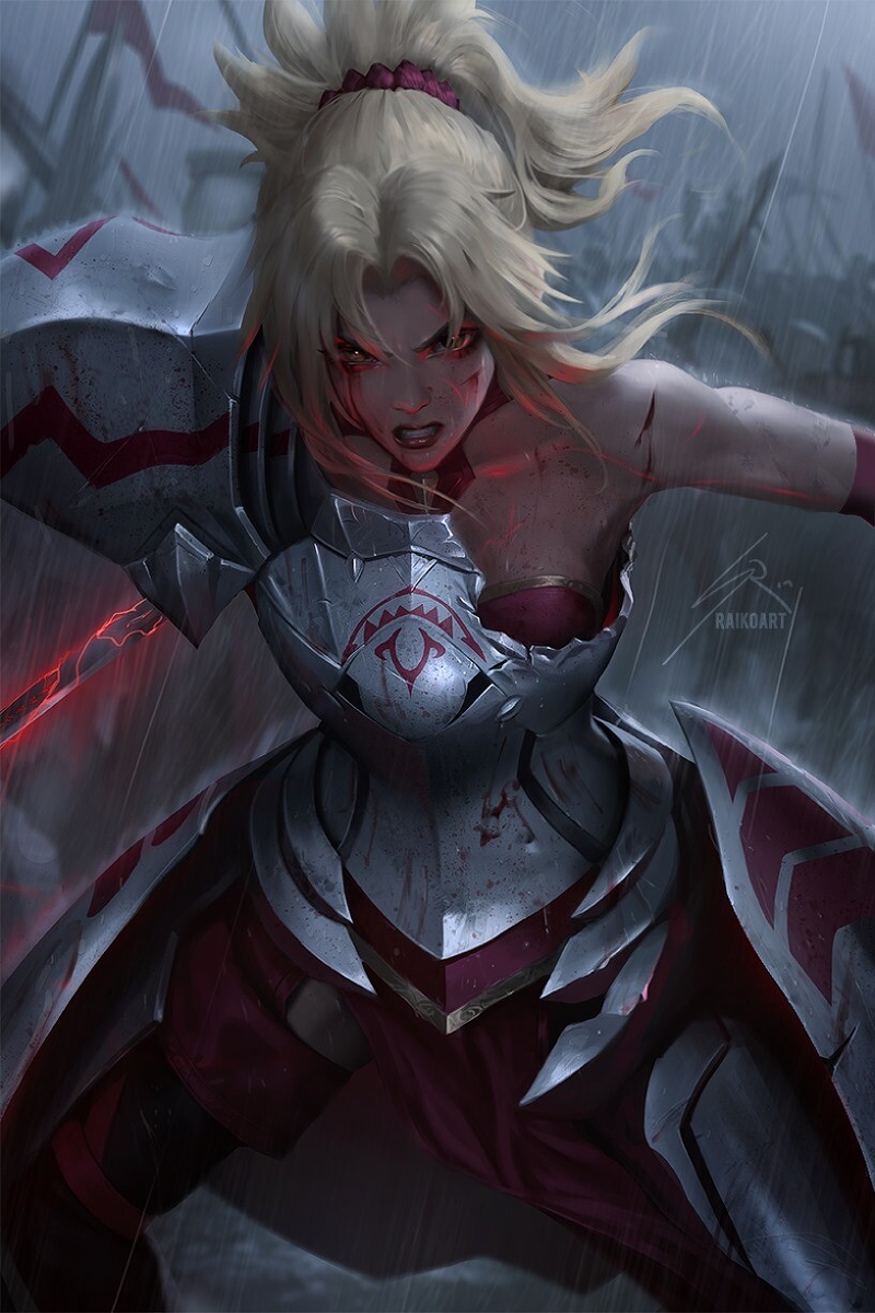 This is a pixiv picture whose title is Mordred Pendragon.