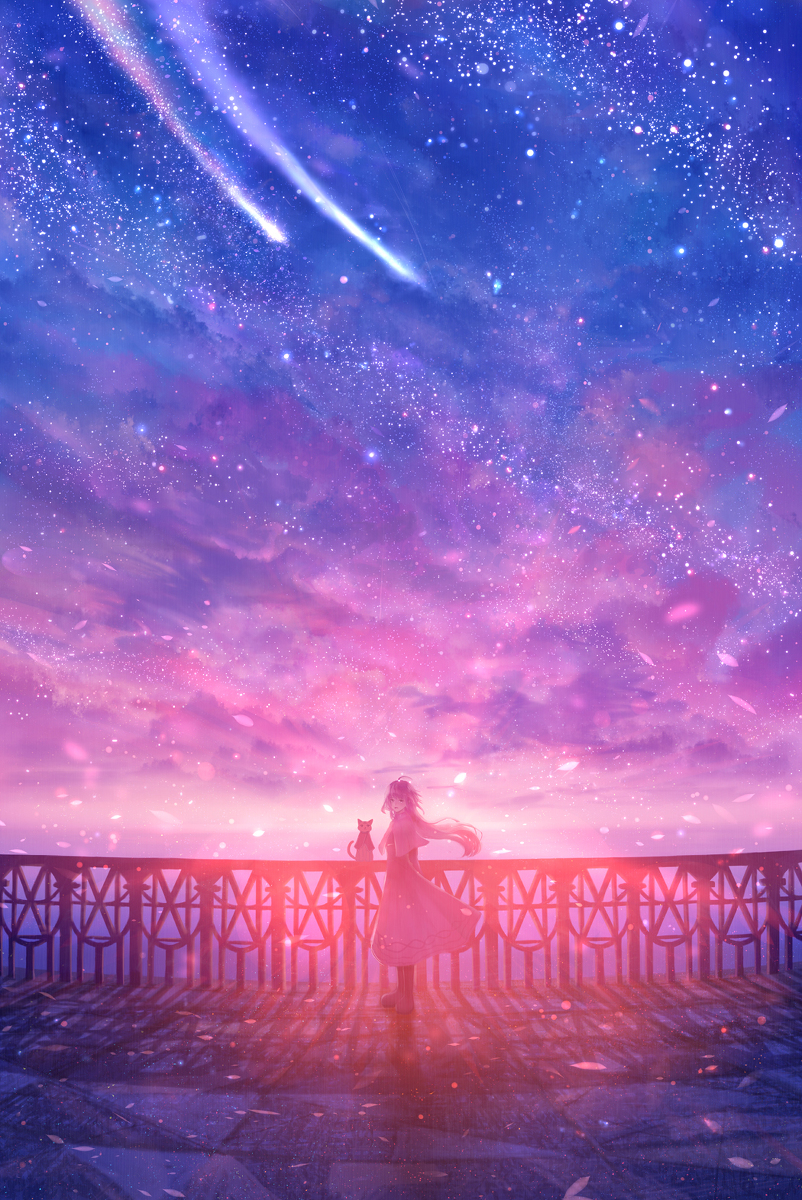 This is a pixiv picture whose title is サイレントアワー.