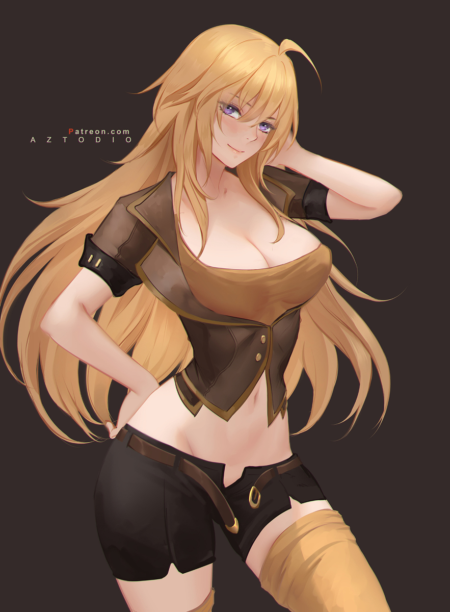 This is a pixiv picture whose title is Yang Xiao Long RWBY.