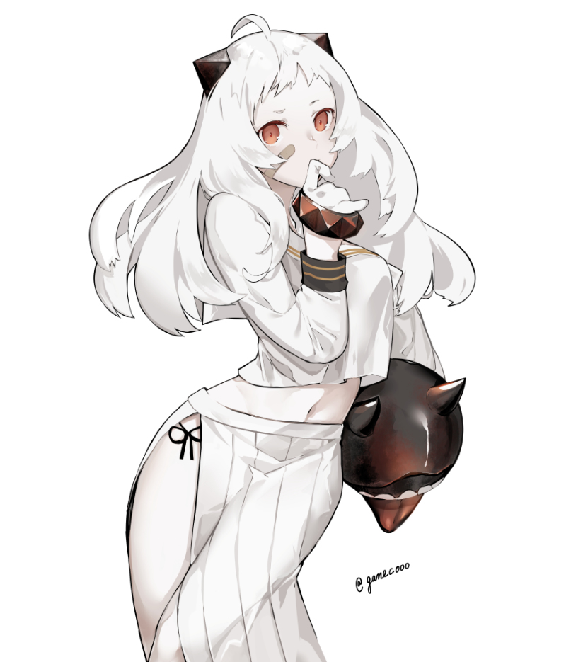 This is a pixiv picture whose title is 北方棲姫.