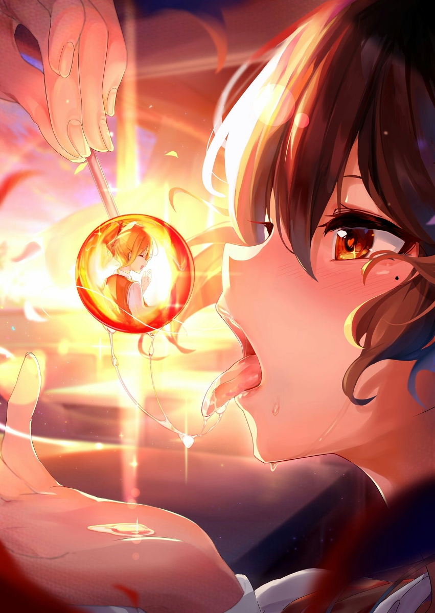 This is a pixiv picture whose title is あの子は私の.