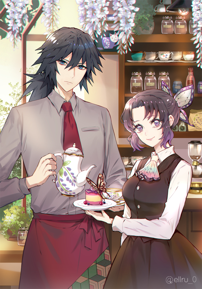 This is a pixiv picture whose title is [ぎゆしの].