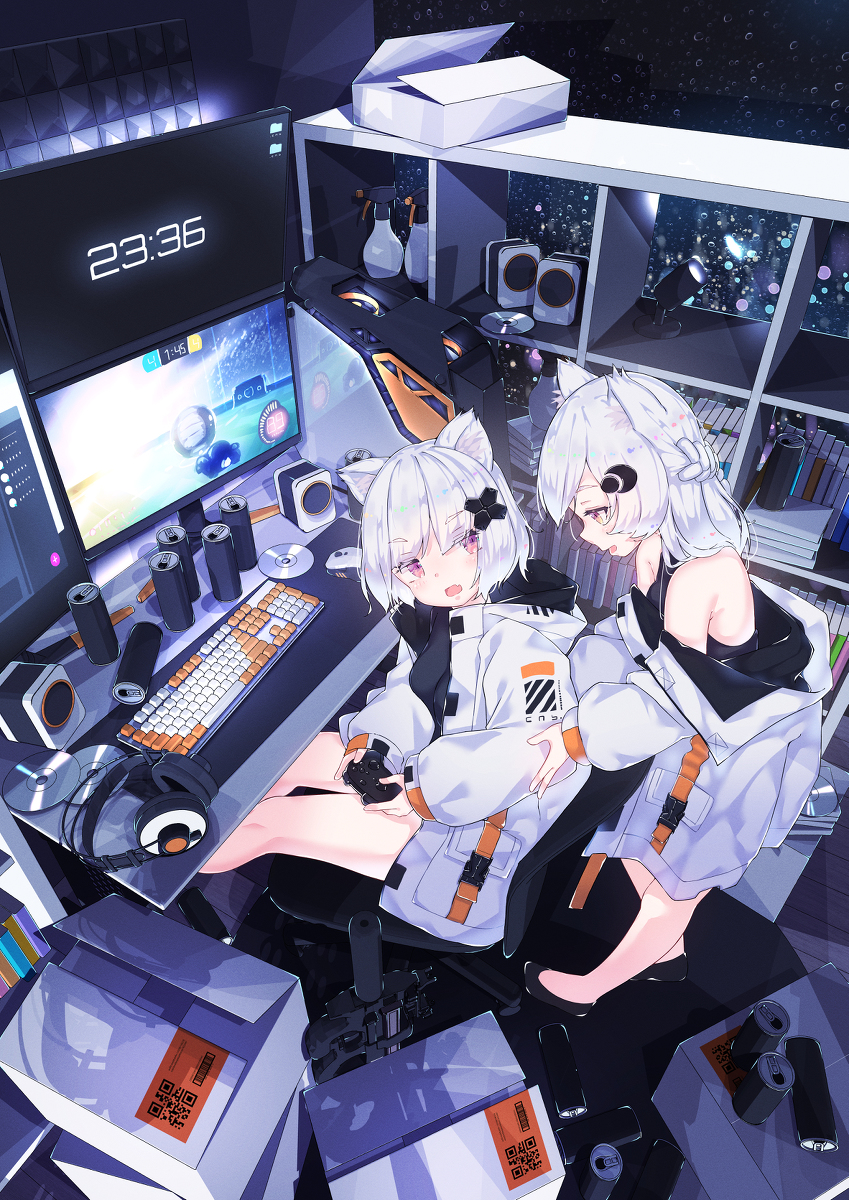 This is a pixiv picture whose title is Online.