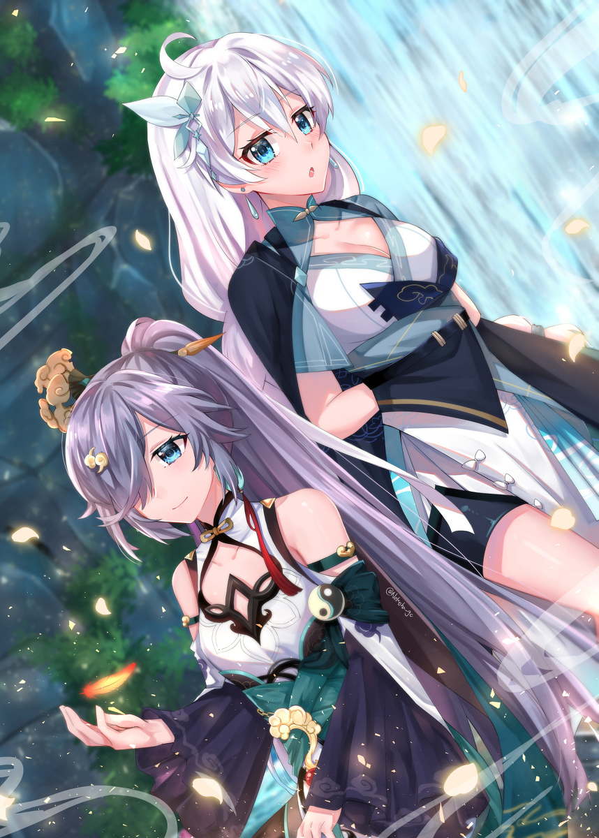 This is a pixiv picture whose title is フカ2020生誕祭.