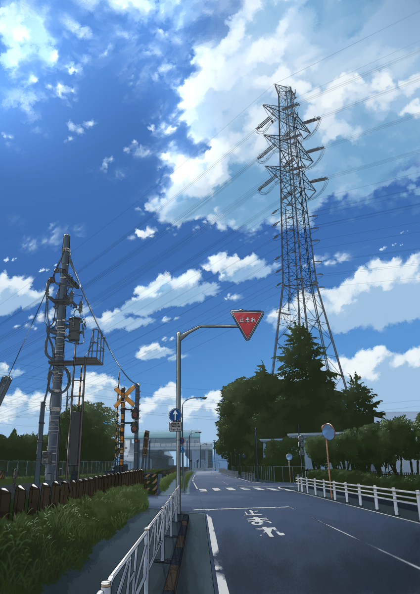 This is a pixiv picture whose title is 夏空.