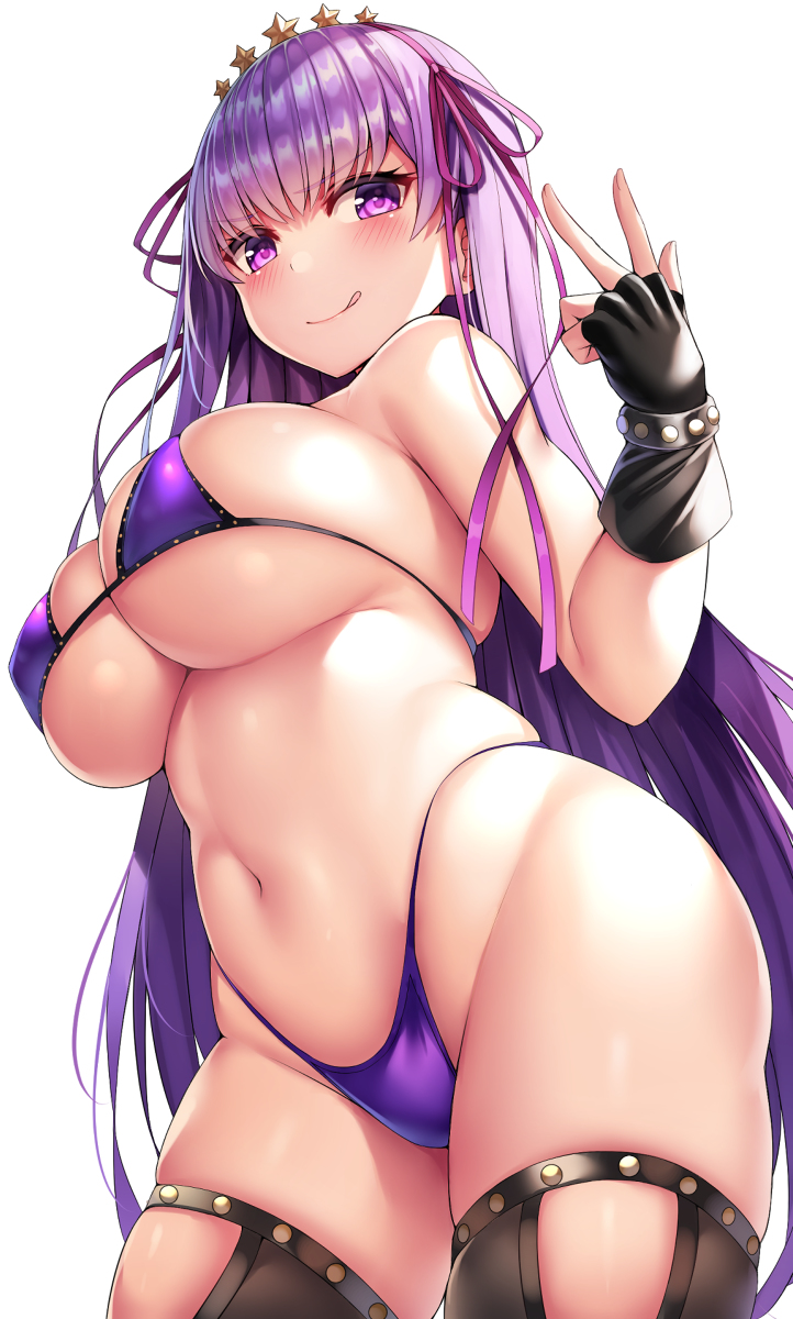 This is a pixiv picture whose title is 水着BBちゃん！.