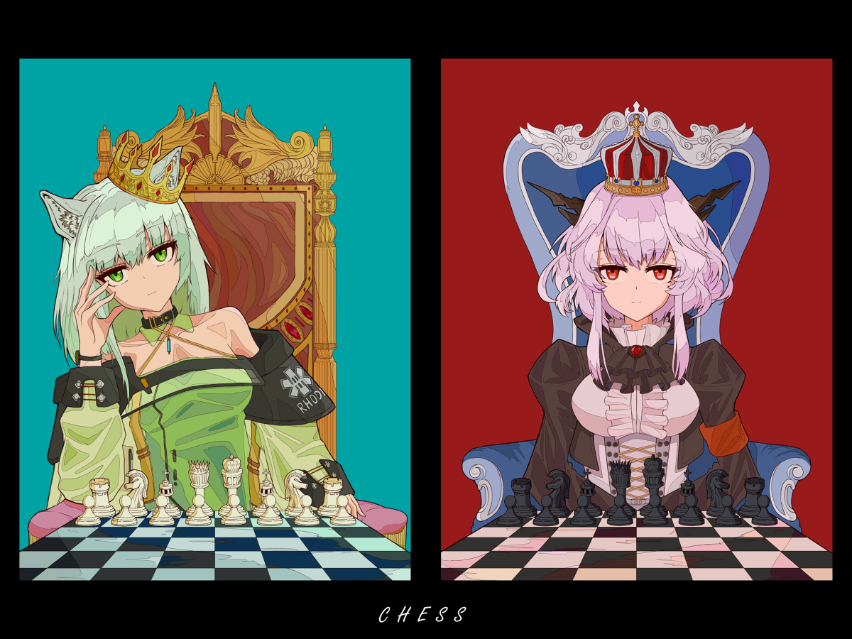 This is a pixiv picture whose title is Chess.
