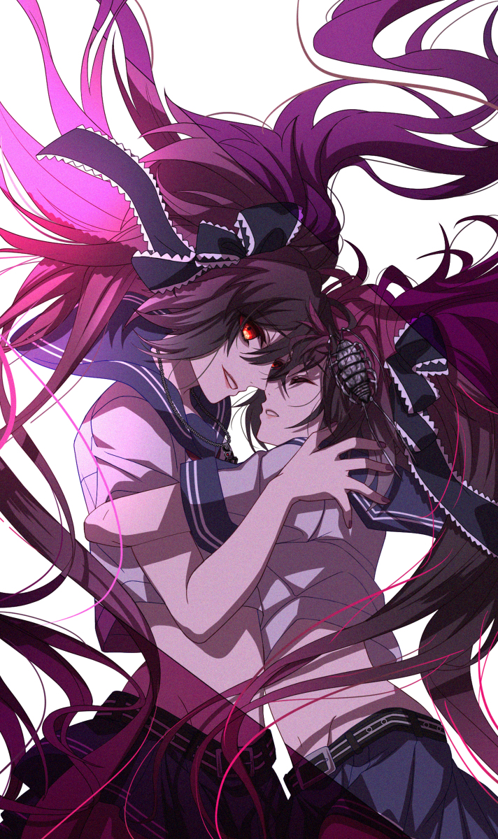 This is a pixiv picture whose title is 細菌汚染（青）.