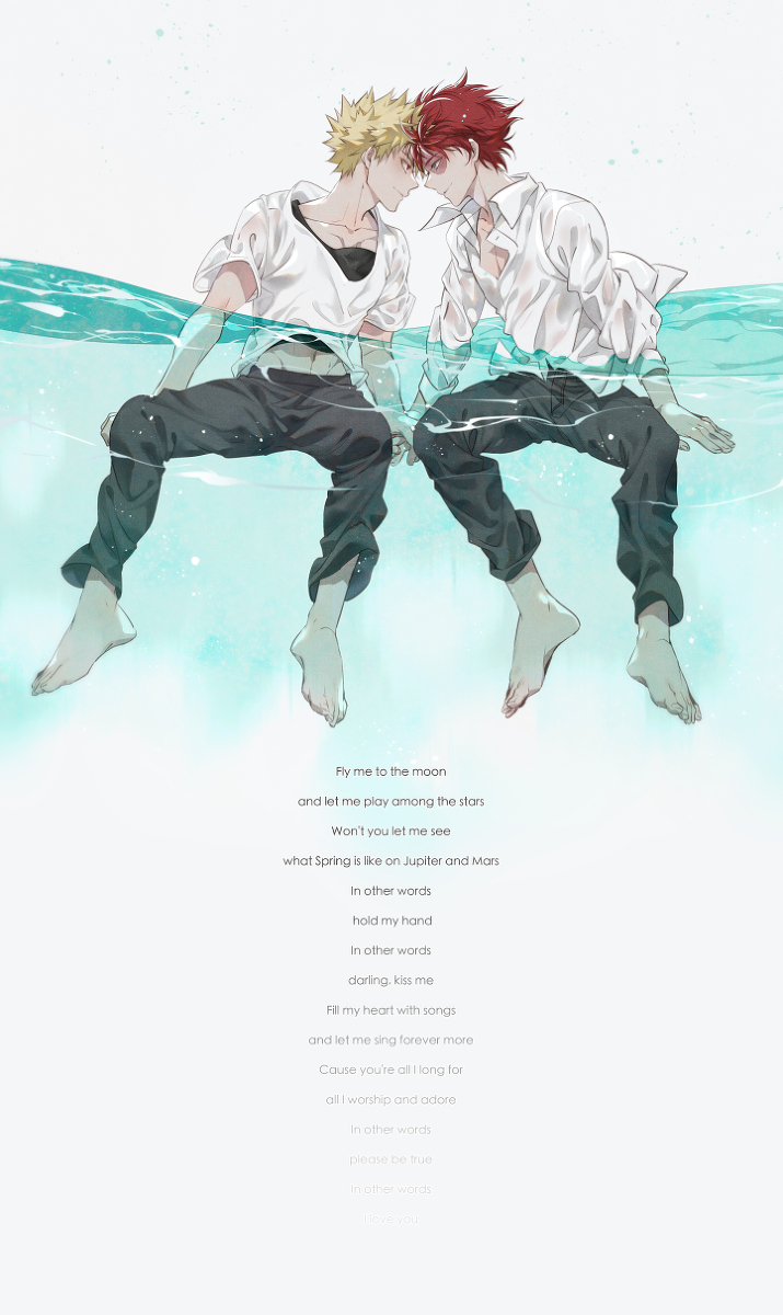 This is a pixiv picture whose title is 爆轟落書き.