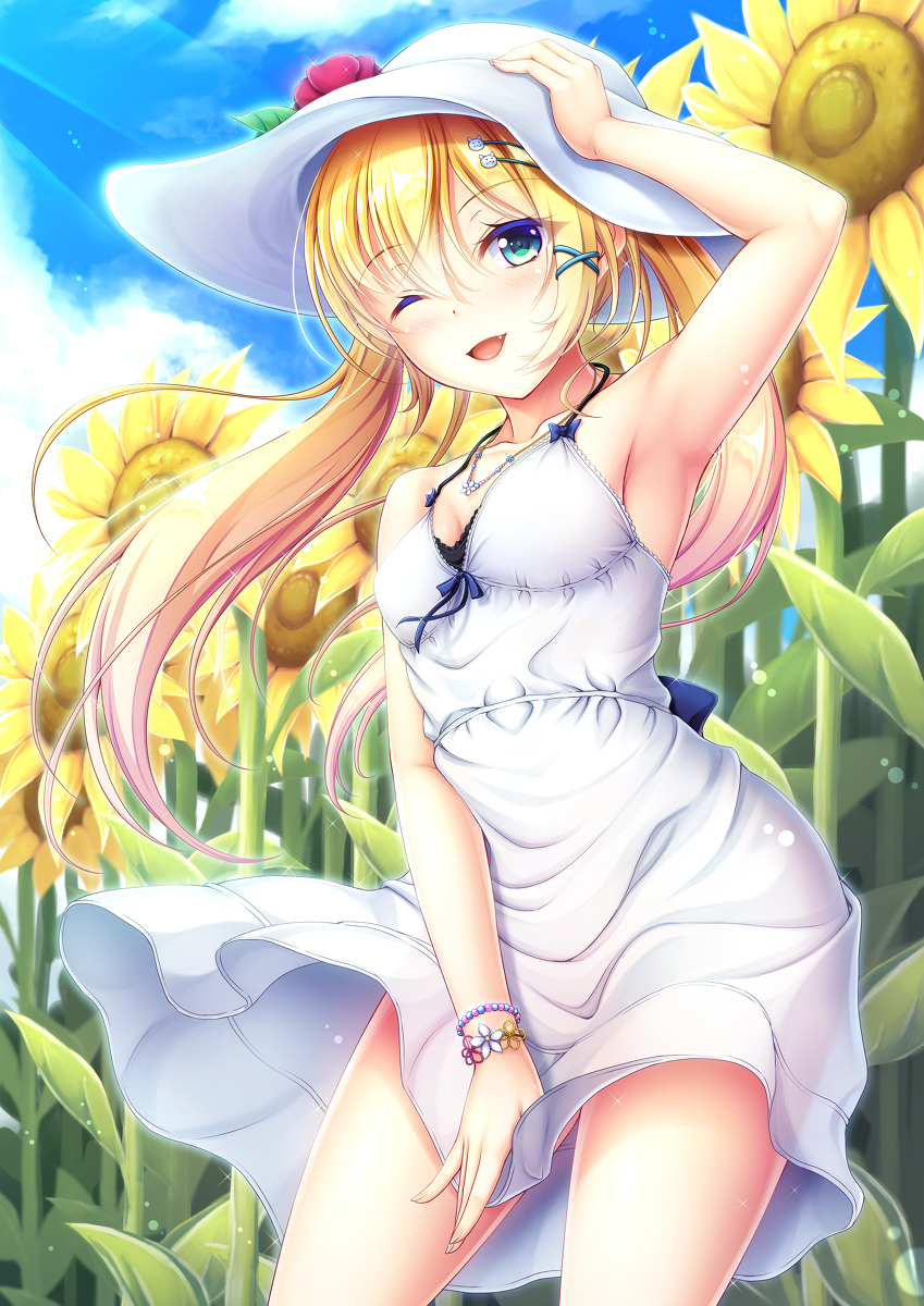 This is a pixiv picture whose title is 萌え王2020　ワンピースの女の子.