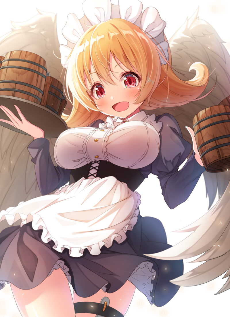 This is a pixiv picture whose title is メイドリーちゃん.