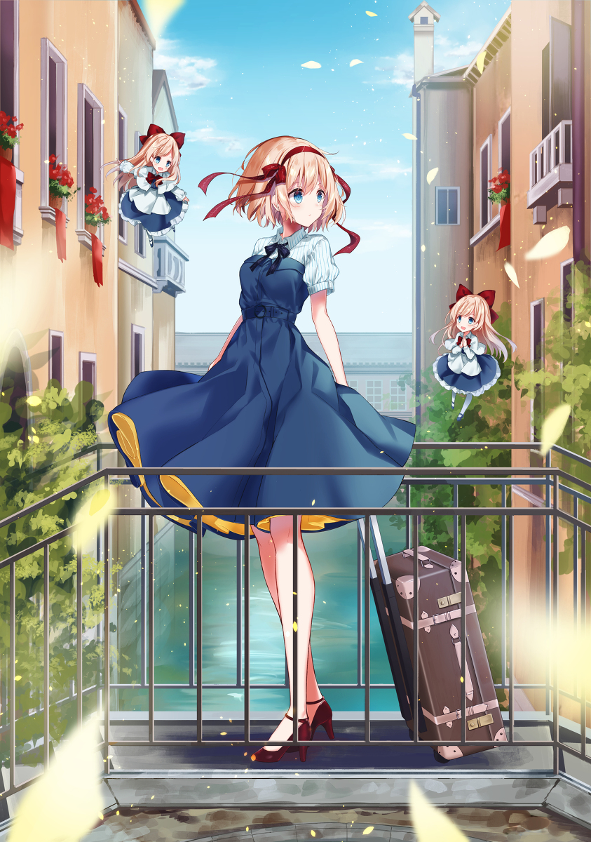 This is a pixiv picture whose title is アリスのヴェネツィア旅行.