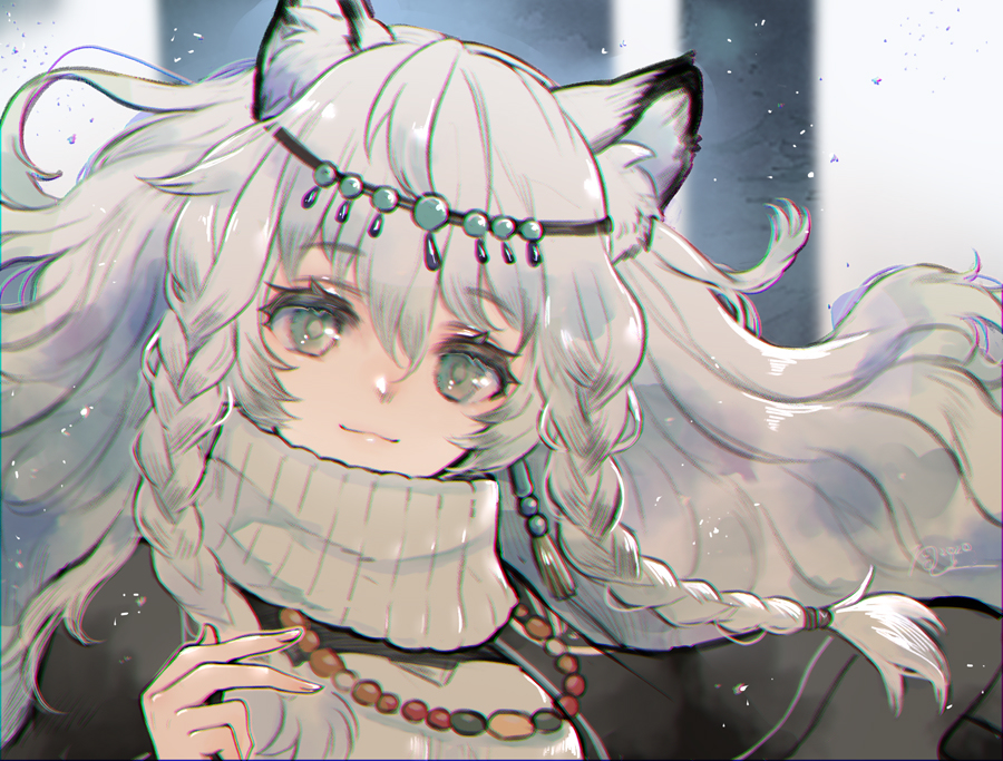 This is a pixiv picture whose title is 初雪.