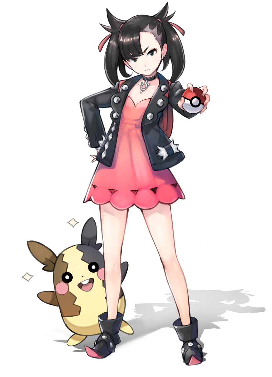 This is a pixiv picture whose title is マリィとモルペコ.