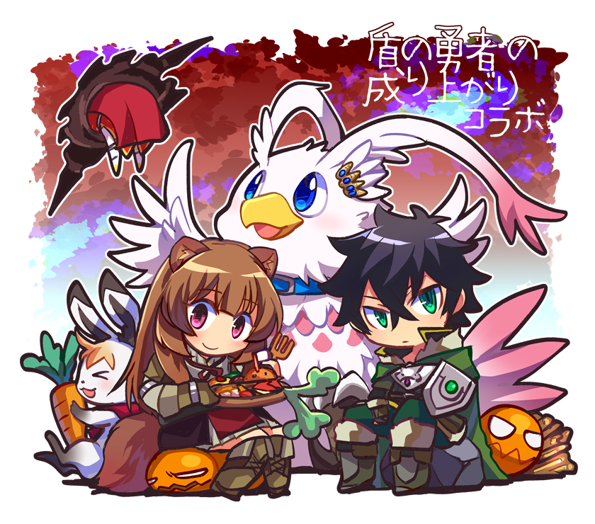 This is a pixiv picture whose title is セブスト盾コラボですぞ！.