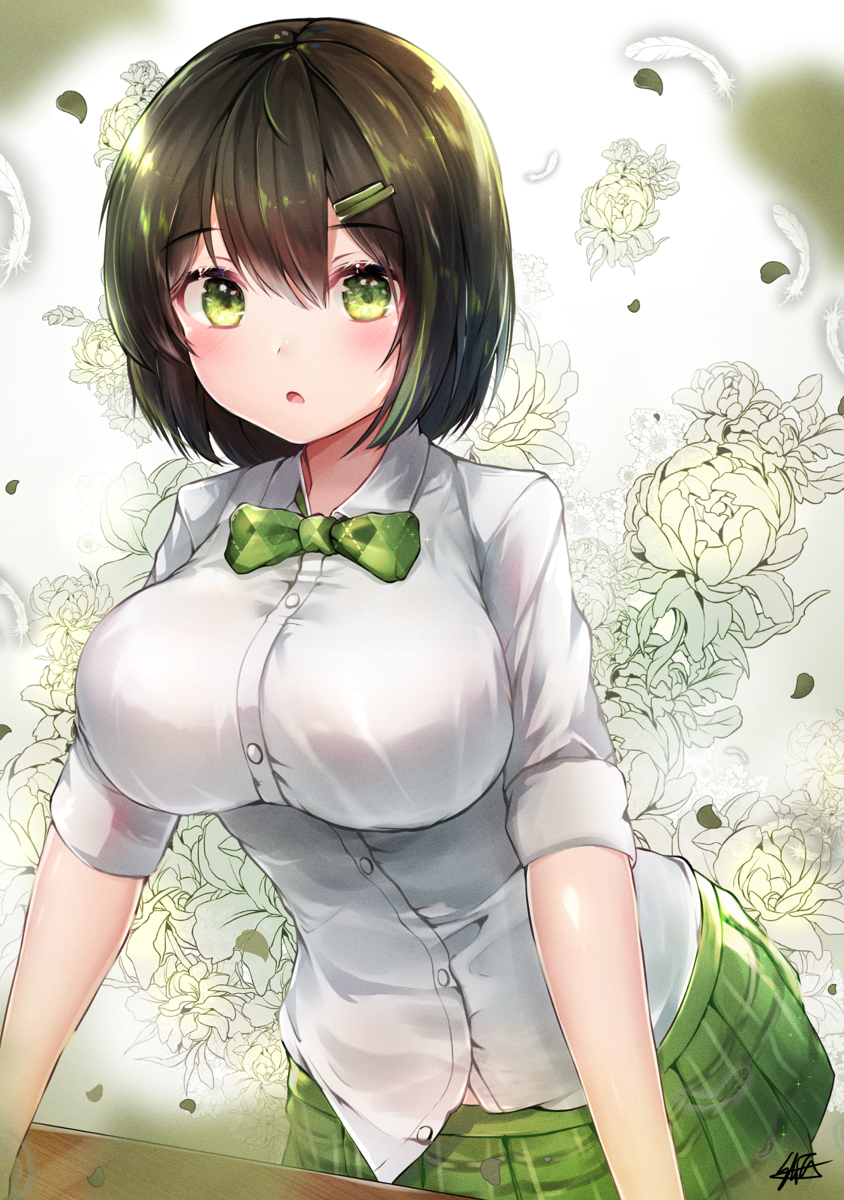 This is a pixiv picture whose title is 🍀.