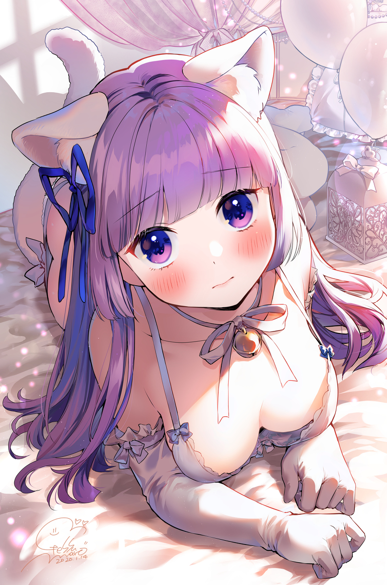 This is a pixiv picture whose title is にゃんこSUMIRE.
