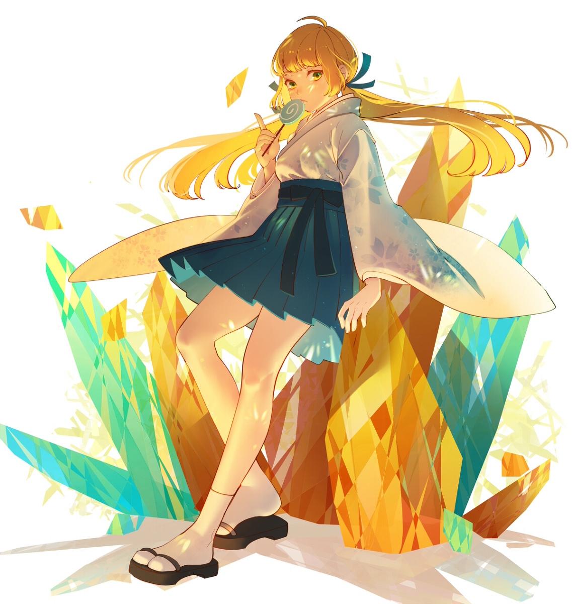 This is a pixiv picture whose title is Crystal Witch.