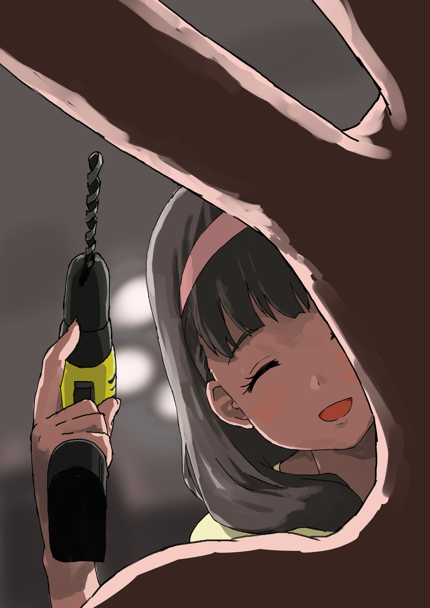 This is a pixiv picture whose title is 日曜大工まゆシリーズ.