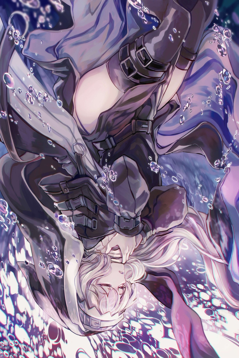 This is a pixiv picture whose title is White Poppy.