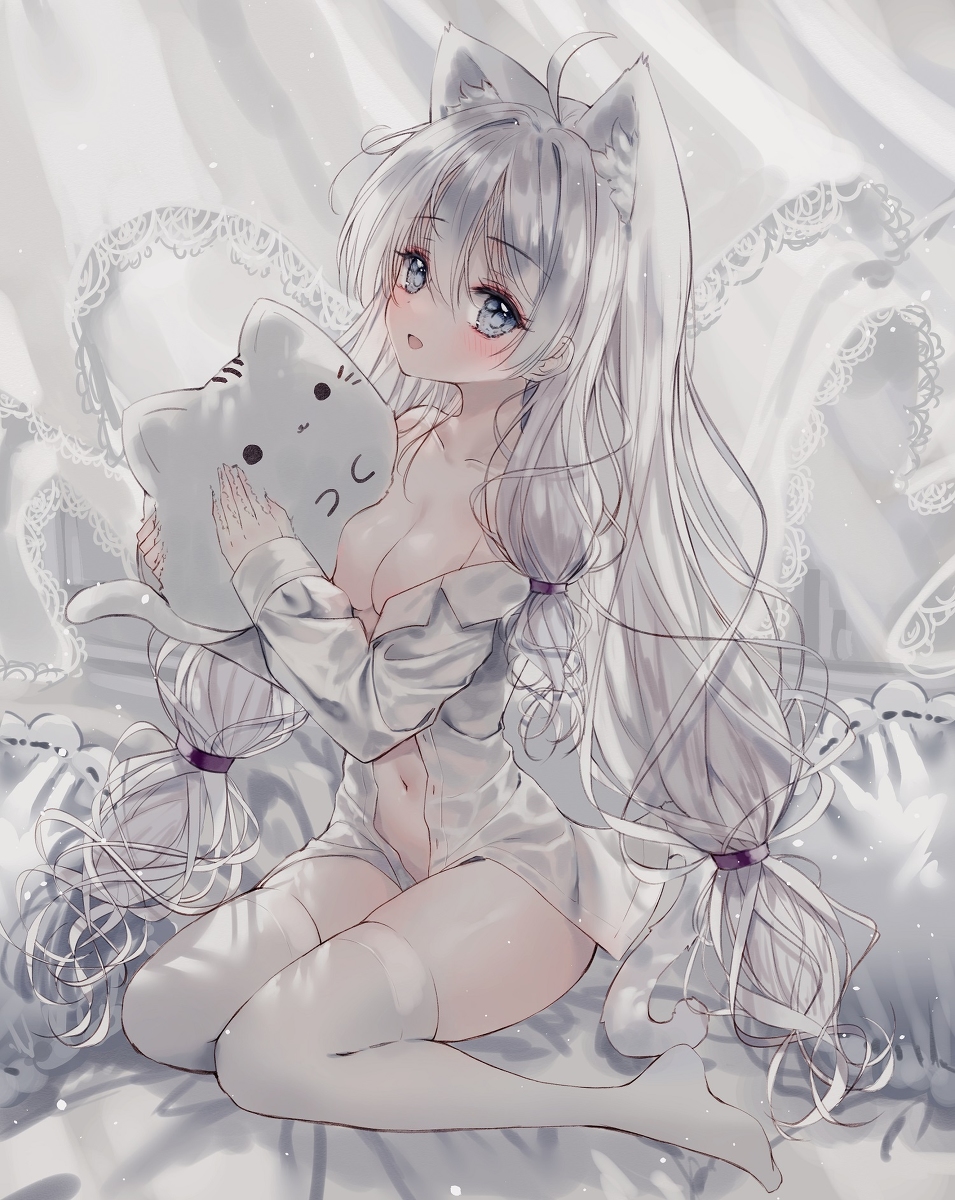 This is a pixiv picture whose title is もふ。.