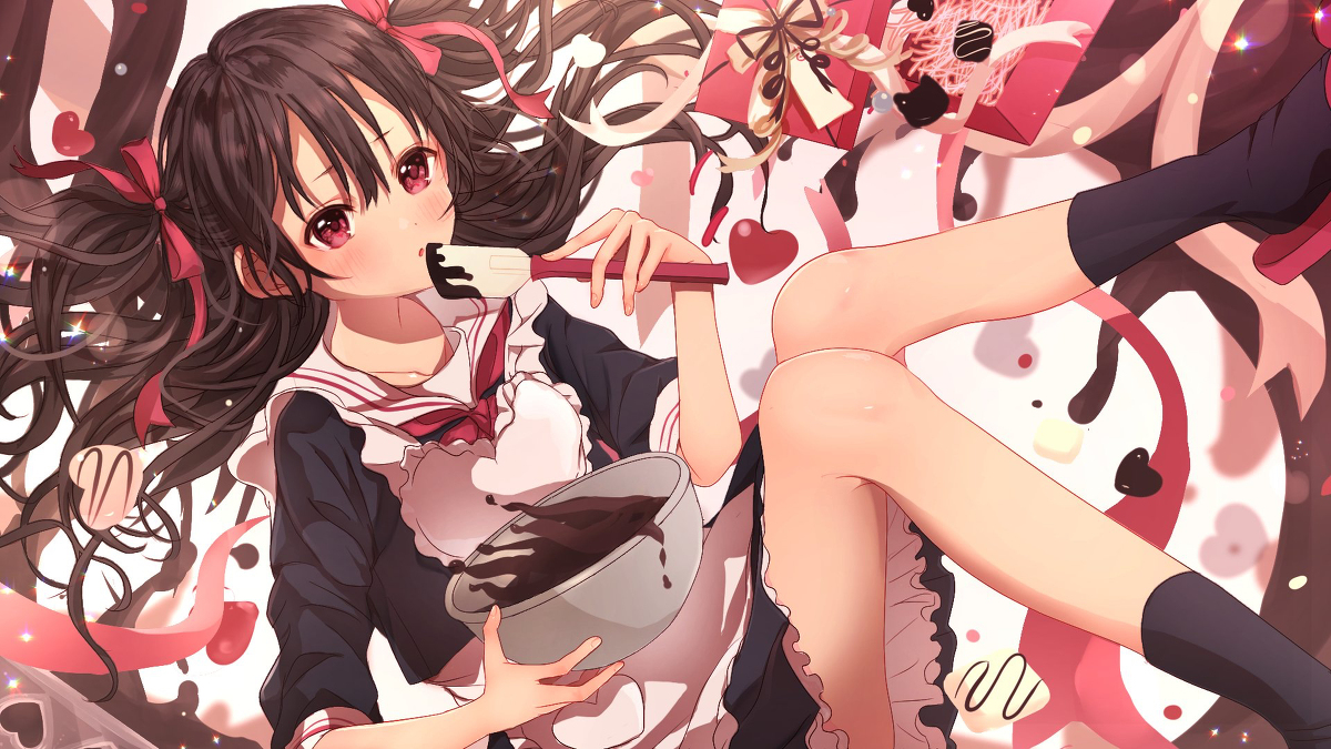 This is a pixiv picture whose title is チョコレート・シークレット.