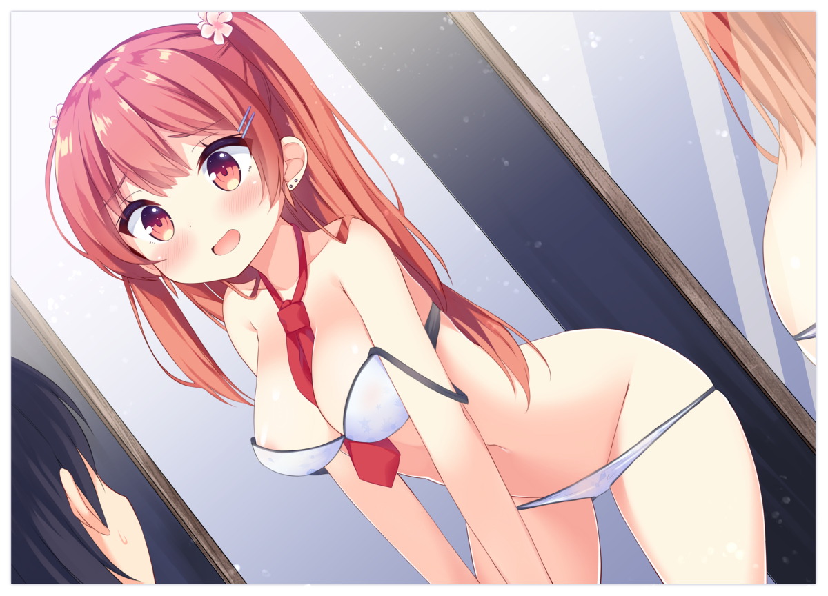 This is a pixiv picture whose title is 着替え.