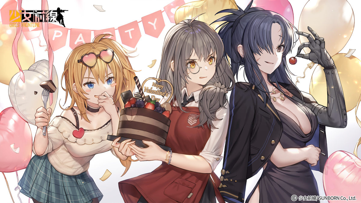 This is a pixiv picture whose title is ドールズフロントライン Valentine.