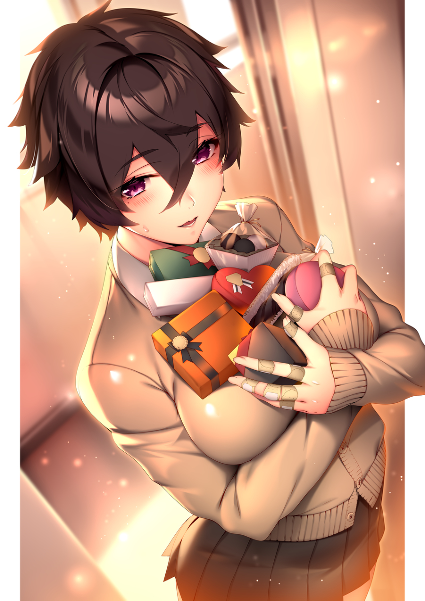This is a pixiv picture whose title is 「貰いすぎちゃってさ…」.