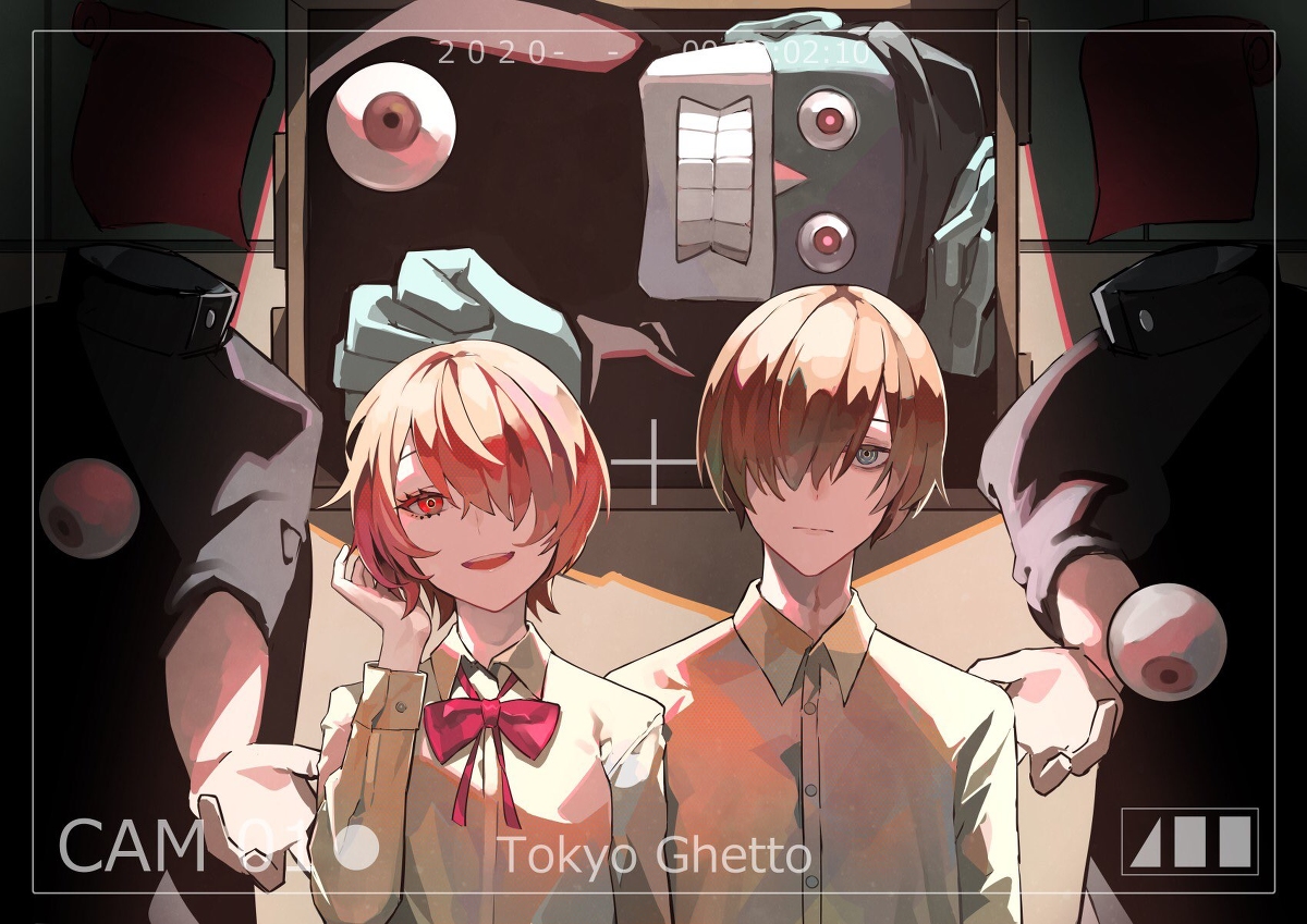 This is a pixiv picture whose title is トーキョーゲットー.