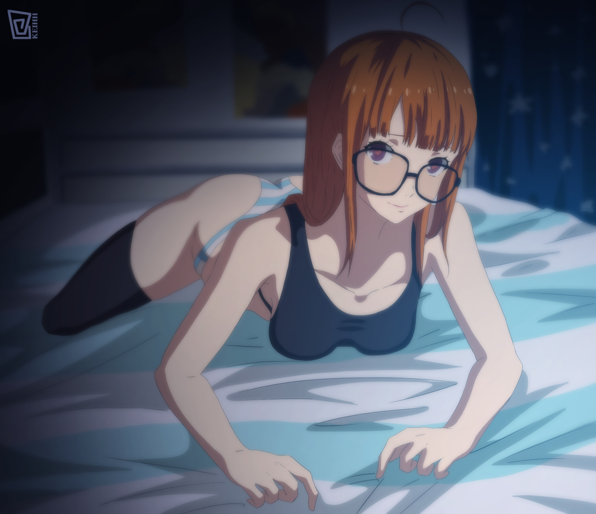 This is a pixiv picture whose title is Futaba Sakura.