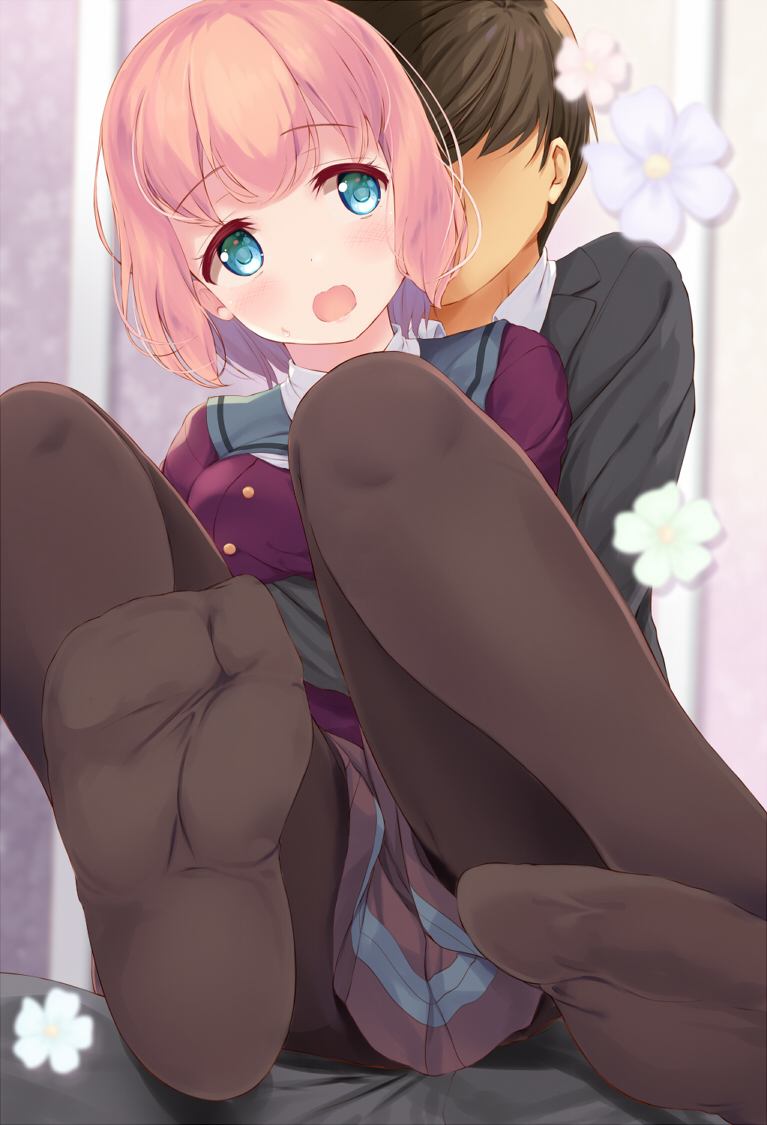 This is a pixiv picture whose title is ピンク髪モブ子ちゃん.