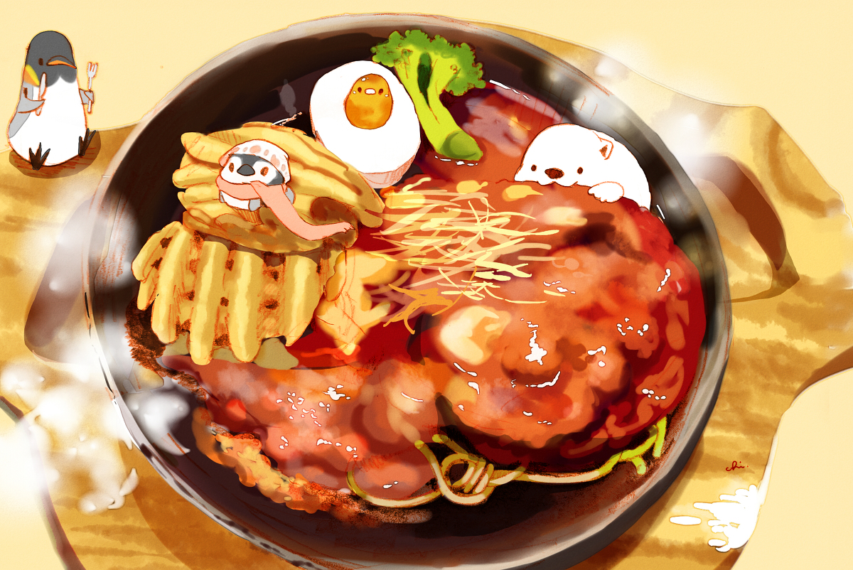 This is a pixiv picture whose title is トマトモッツァレラハンバーグ.