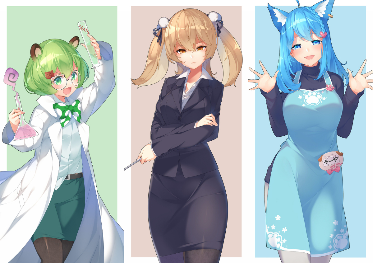 This is a pixiv picture whose title is あにまーれ先生.